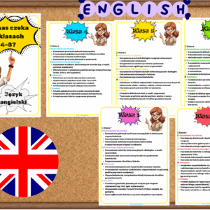 Co nas czeka w klasach 4-8 j.angielski