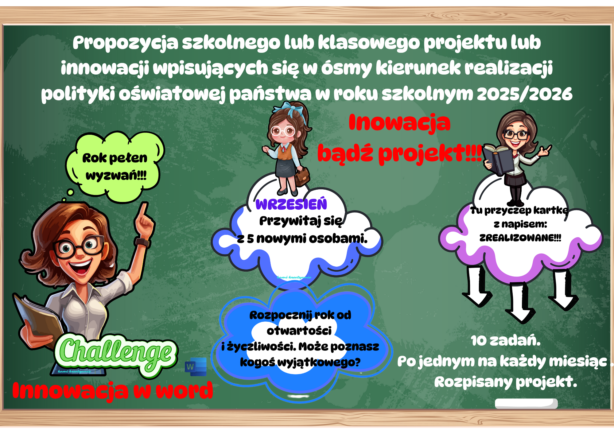Rok pełen wyzwań- projekt lub innowacja- e-book