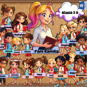 Klasa - gazetka w Word do edycji - inspiracje dla nauczycieli-e-book