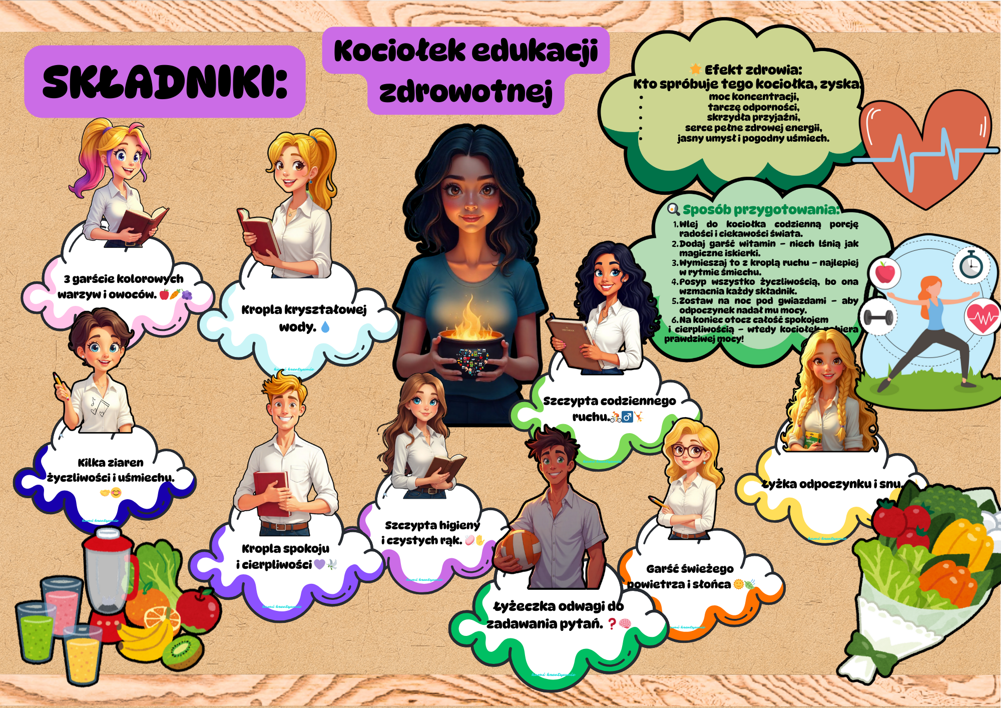 Kociołek edukacji zdrowotnej-inspiracje dla nauczycieli -e-book