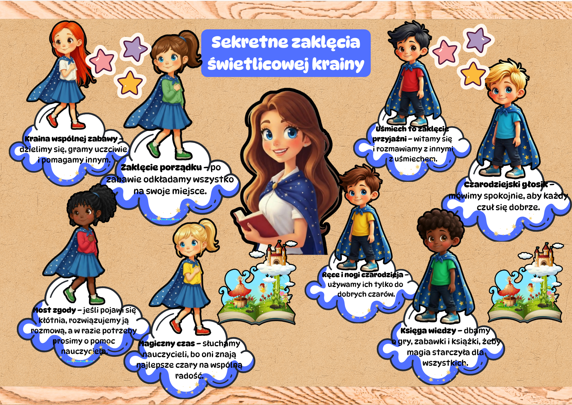 Zasady świetlicy szkolnej - SEKRETNE ZAKLĘCIA- inspiracje dla nauczycieli -e-book