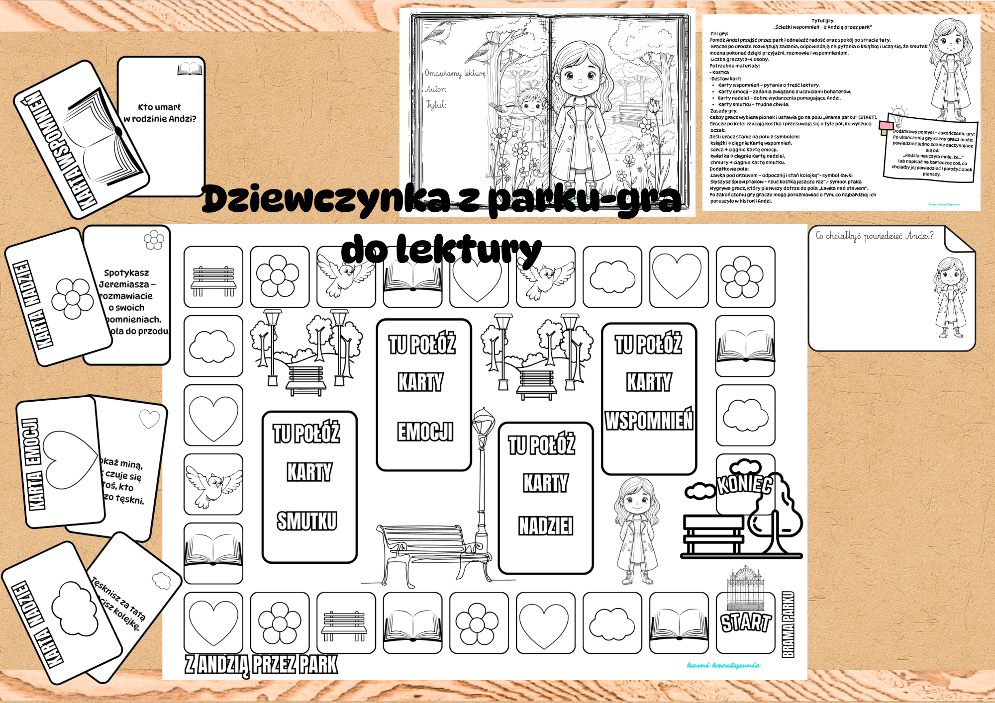 Dziewczynka z parku-gra lekturowa- ebook