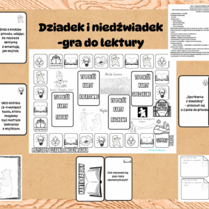Dziadek i niedźwiadek- gra planszowa- ebook