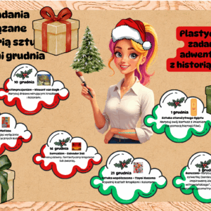 Kalendarz adwentowy z historią sztuki- e-book
