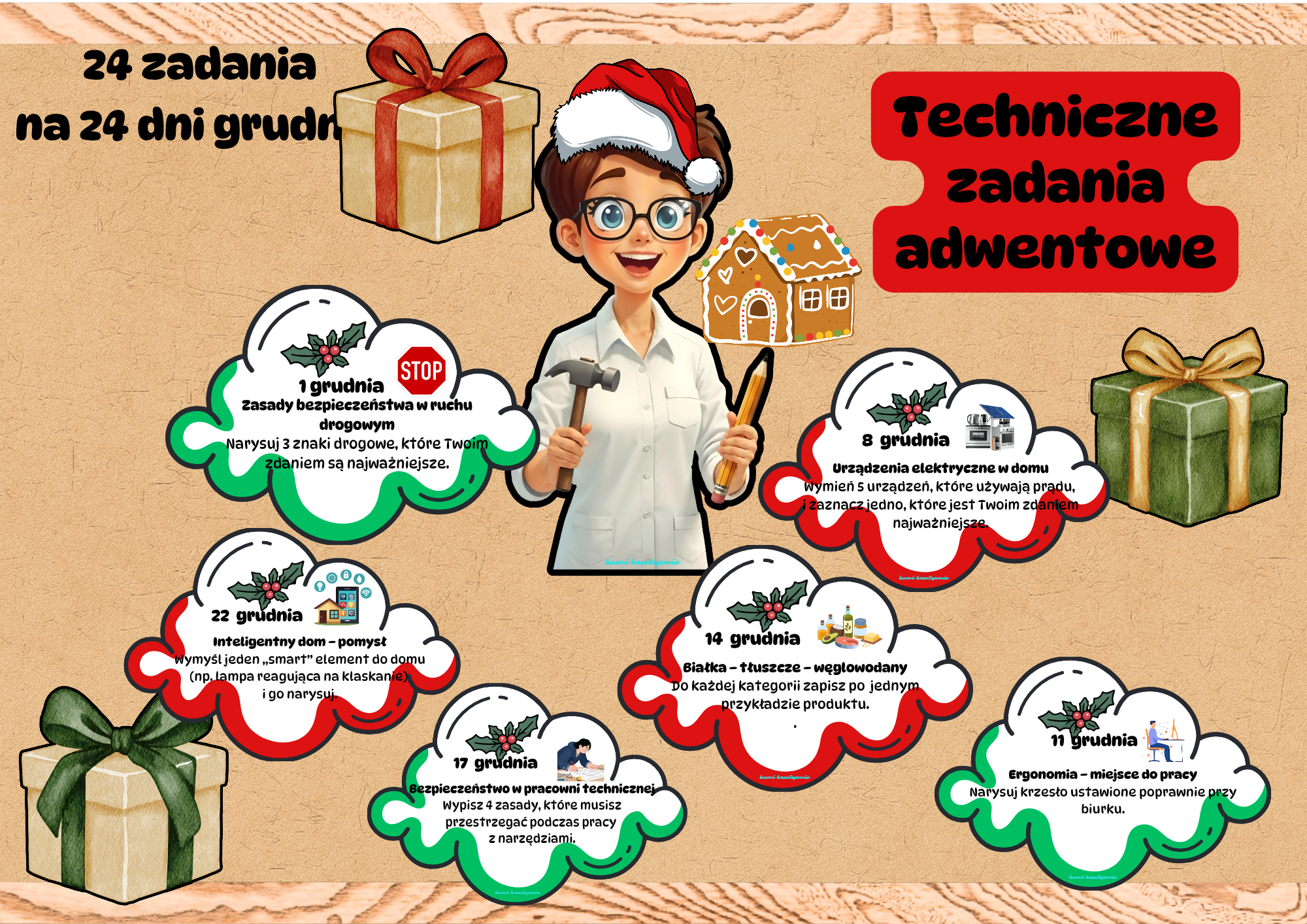 Kalendarz adwentowy- technika- ebook