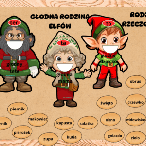 Rodzina elfów- rodzaje rzeczownika- e-book
