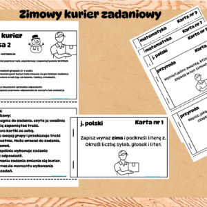 Zimowy kurier zadaniowy-  klasa 2-e-book