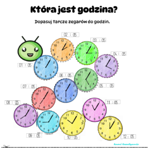 Która jest godzina?-26 kart