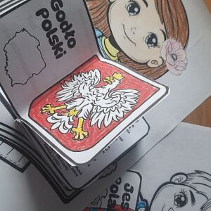 Polska- książka-wklejka składana