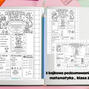 Szybka powtórka matematyczna- kl.2- trzy notatki wizualne